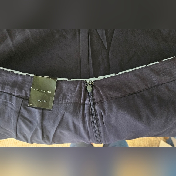 The Limited blue polka dot pencil skirt NWT size 8 - Picture 5 of 10